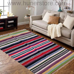 Horizontal Cotton Rug - Prismatic 1 (3ft x6ft)