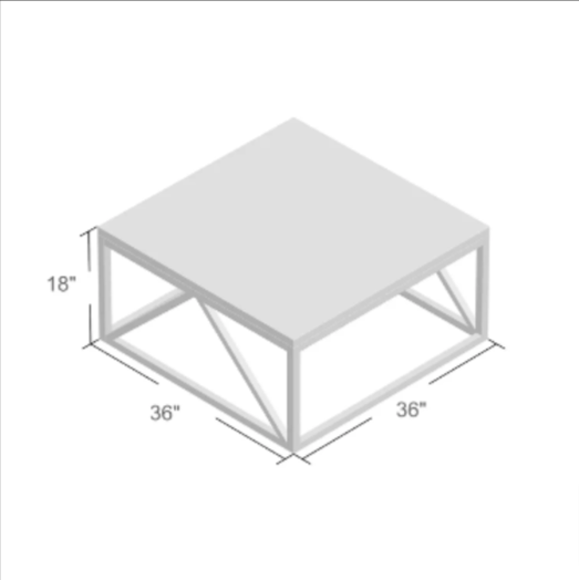 Hambly Frame Coffee Table - waseeh.com