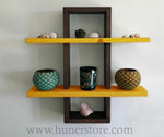 Wooden Long Hanging with Shelves