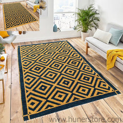 Rhombus Style Rug - 4 ft' x 6 ft' (Vol 2)