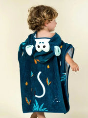 Blue Jungle Poncho