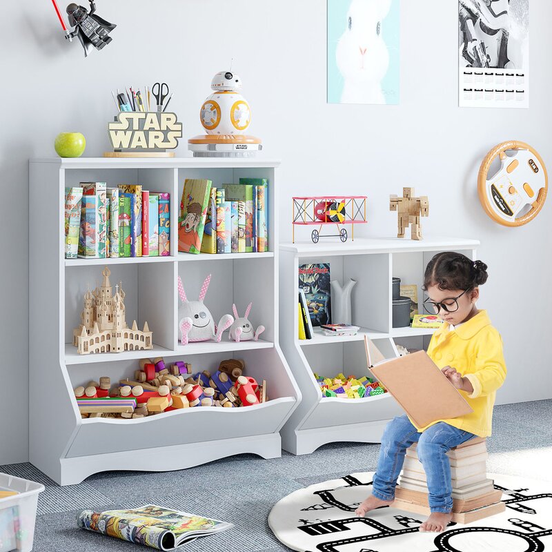 Tuscany Kids Room Bookcase Organizer Rack - waseeh.com