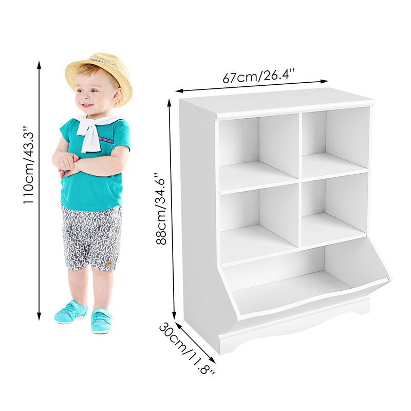 Tuscany Kids Room Bookcase Organizer Rack - waseeh.com