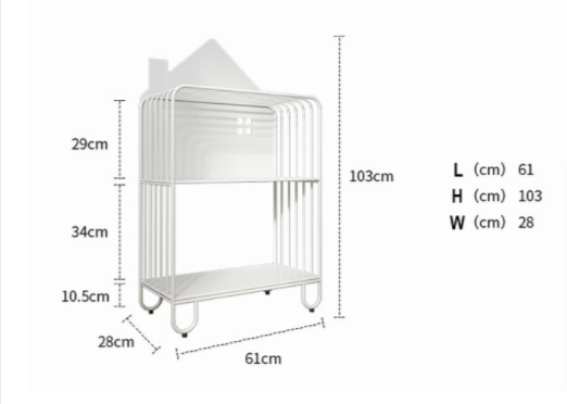 Sisi House Bookcase Kids Organizer Rack - waseeh.com