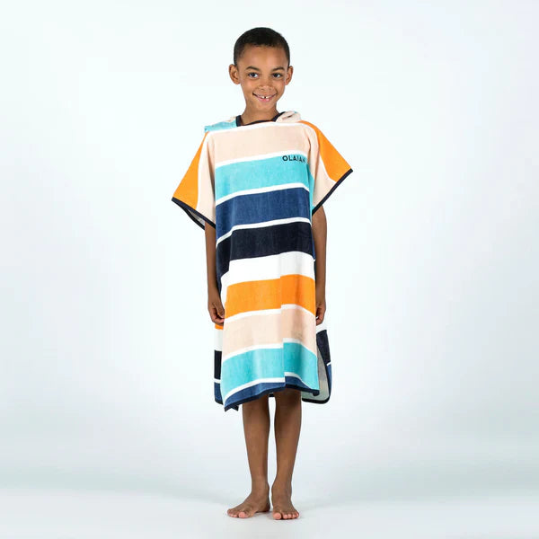 Rainbow Stripe Carnival Wrap Ponchu