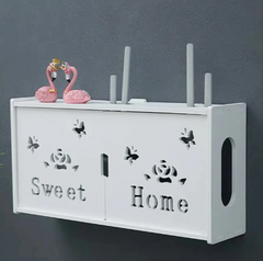 Sweet Home Living Lounge Wifi Floating Organizer Shelve Rack - waseeh.com