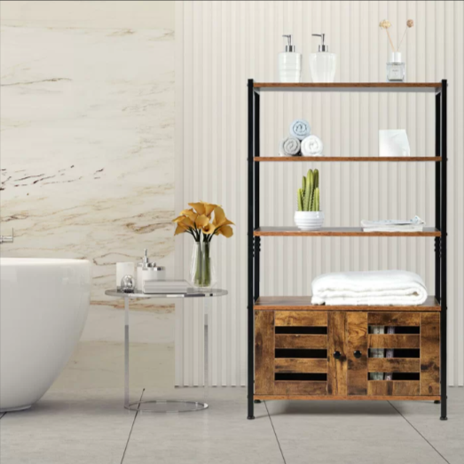 Summerhill Bookcase Shelve Storage Cabinet Organizer Rack - waseeh.com