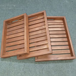 Wooden Tray Set of 3