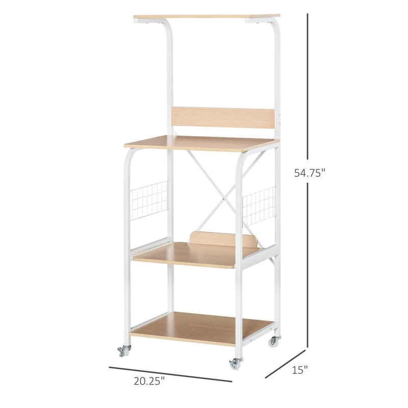 Wallen Baker's Kitchen Organizer Trolley Decor Rack - waseeh.com