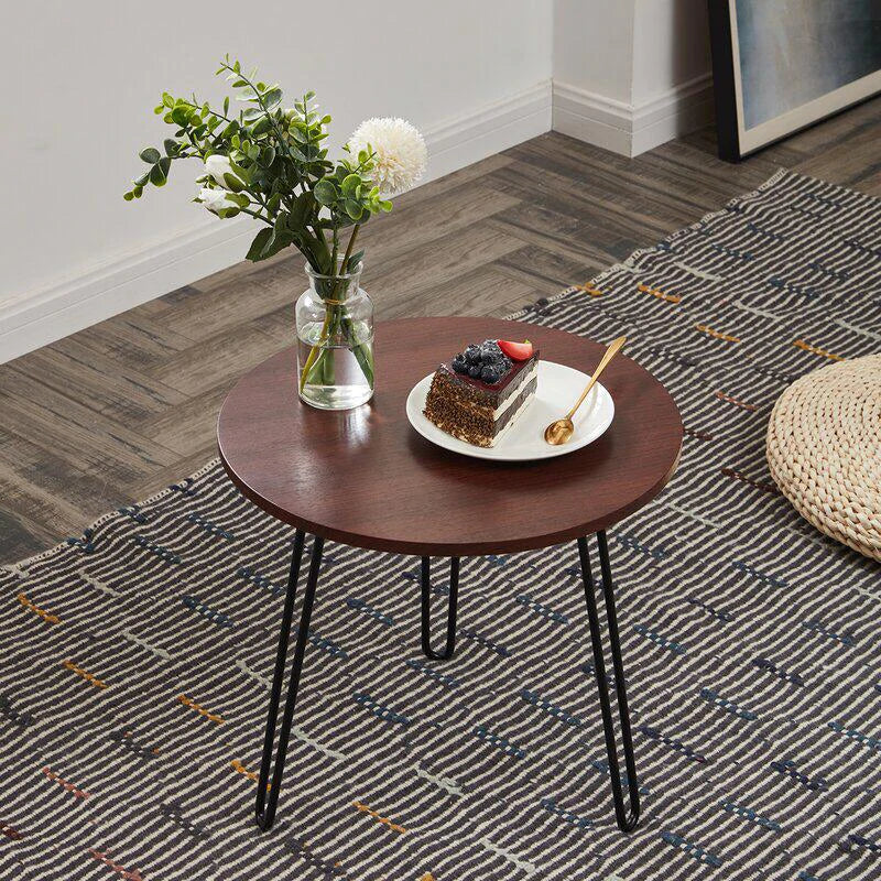 Sumptuous Wooden Top with Hairpin Legs (Dark)