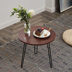 Sumptuous Wooden Top with Hairpin Legs (Dark)