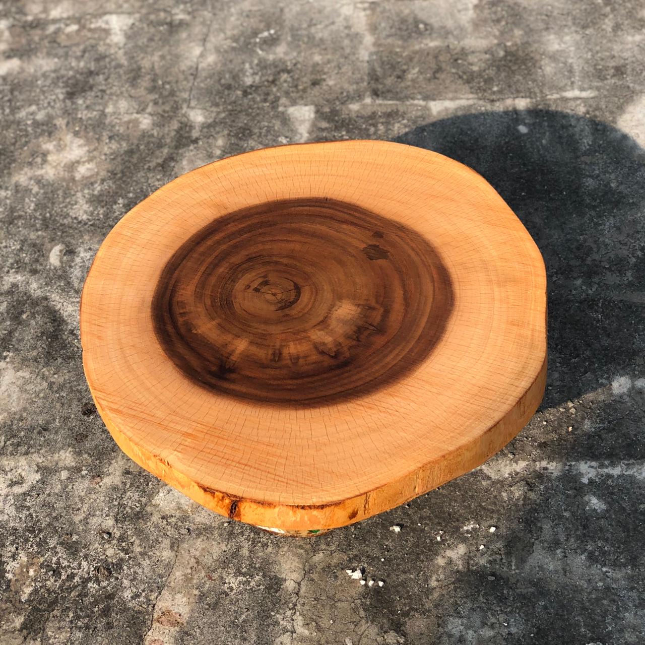 Natural Wooden Sliced Log - waseeh.com