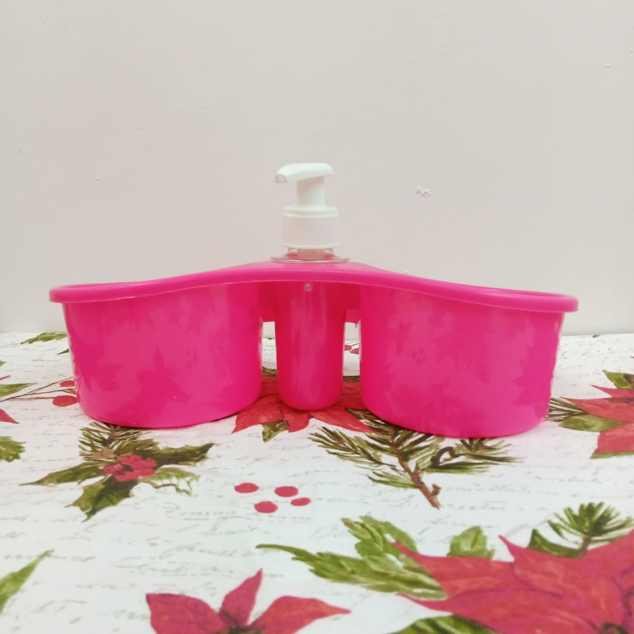 Soap Dispenser and Sponge Holder  (2 in 1) - waseeh.com
