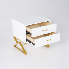 Nugatory Bedroom Lamp Organizer Drawer Side Table - waseeh.com