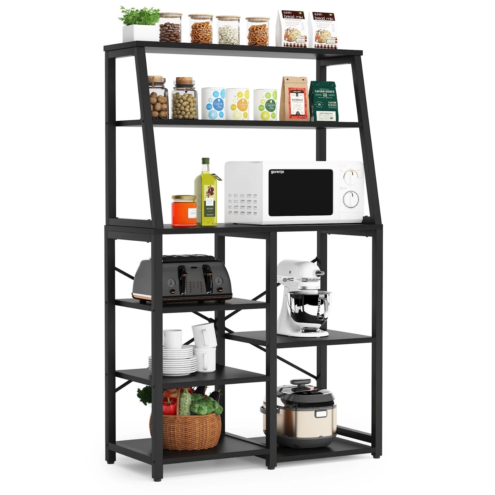 Zilla Tine Kitchen Spices Oven Organizer Storage Bakers Rack - waseeh.com