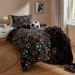 FootBall Kids BedSheet Single