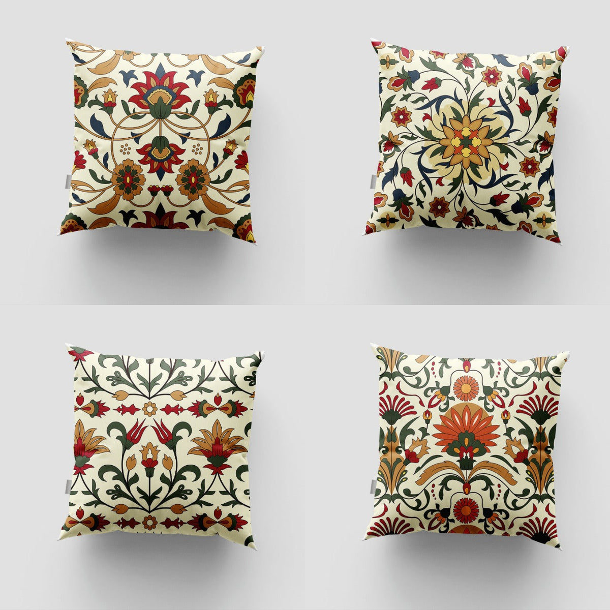 Persian Style Throw Covers Pack of 4