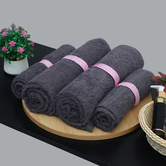 Executive Cotton Bath Towel Set - 4 Pack Charcol Grey