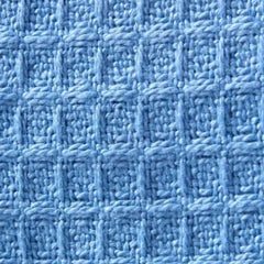 Organic Cotton Waffle Baby Blanket Sky Blue