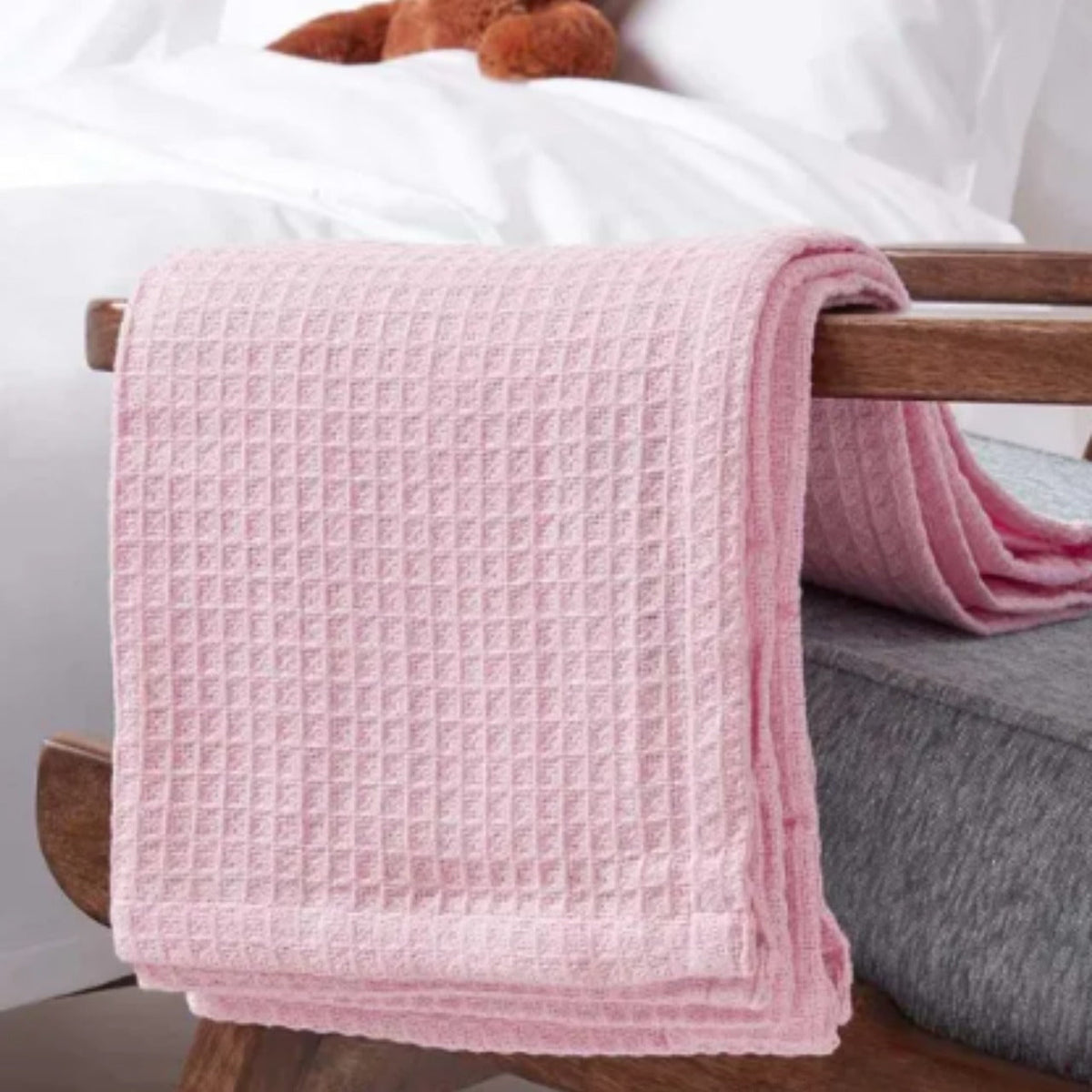 Organic Cotton Waffle Baby Blankets