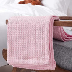 Organic Cotton Waffle Baby Blankets