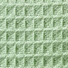 Organic Cotton Waffle Baby Blanket  Green