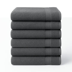 Ultra Dry Pure Cotton Hand Towel Charcoal Grey