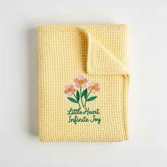 Luxe Baby Waffle Blanket Yellow