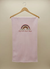 Luxe Baby Waffle Blanket Pink