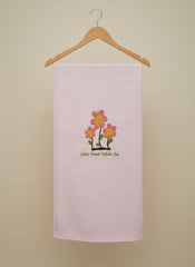 Luxe Baby Waffle Blanket Pink