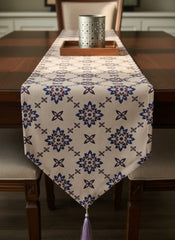 Ethnic Style Chenille Table Runner