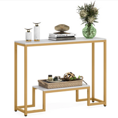 Concourse Lounge Living Room Entryway Organizer Console Table - waseeh.com