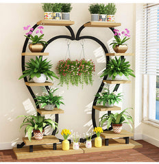 Heart Curved Plant Shelve Rack Decor - waseeh.com