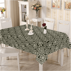 Green geometric table cover - Huner Store