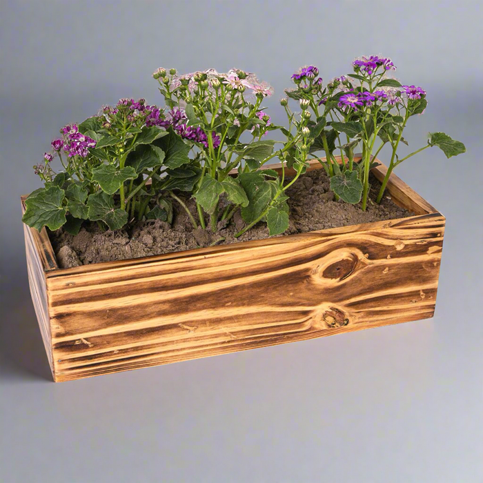 Rancher wooden plant pot decor - Huner Store