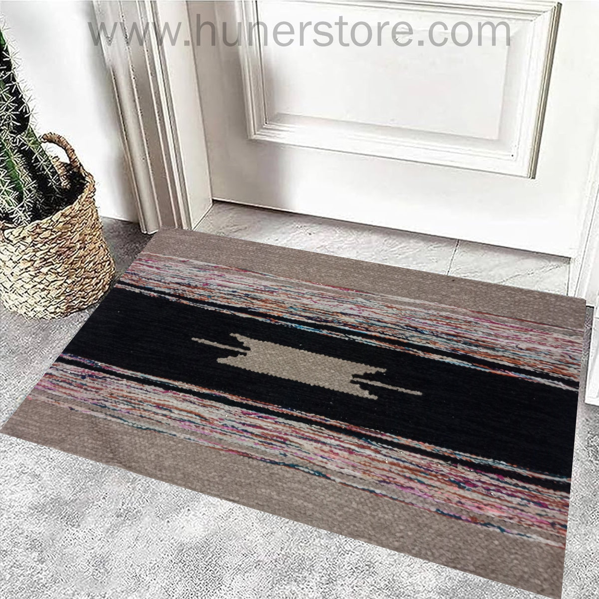 Kilim FootMats 2.5Ft x 1.5Ft - Multicolor 19