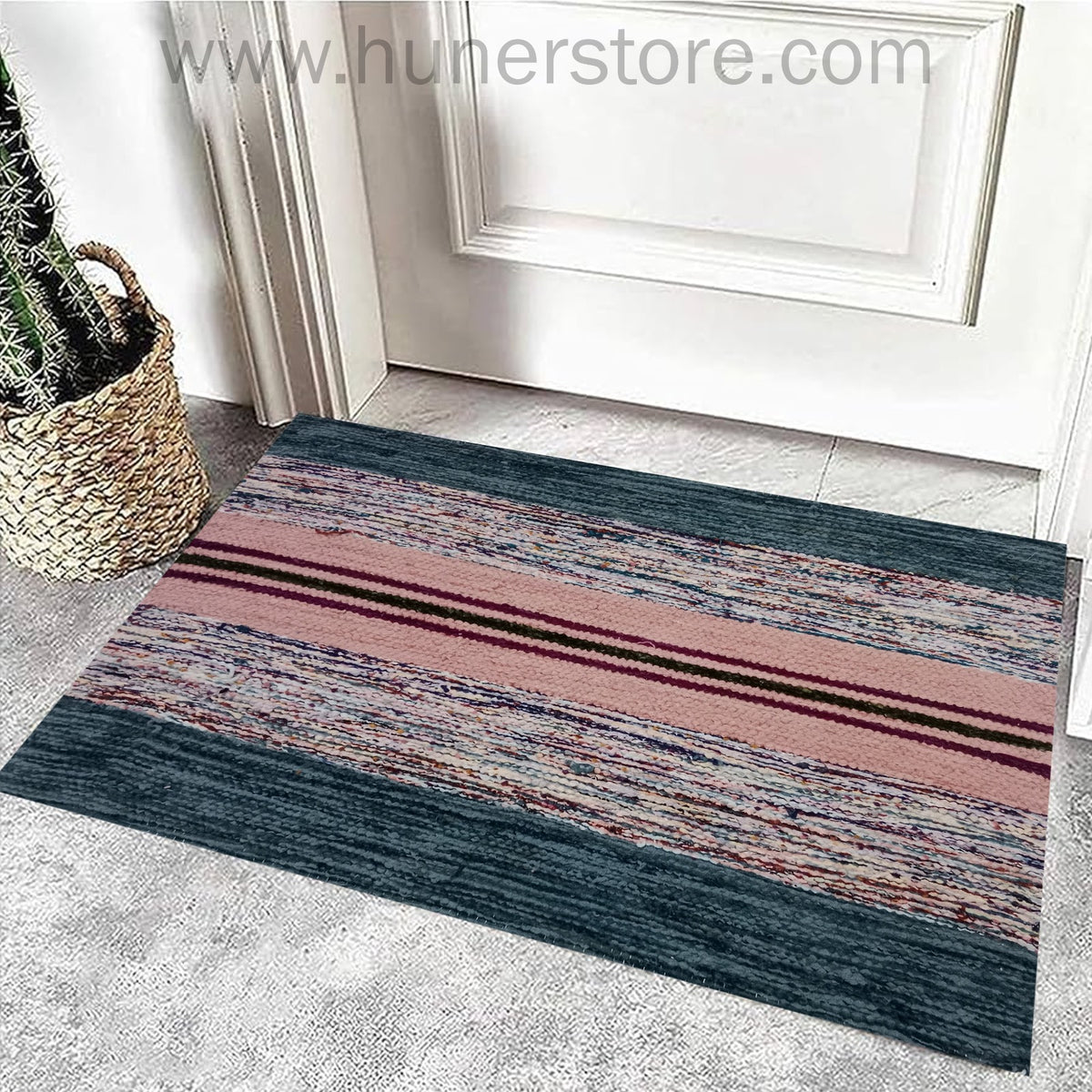 Kilim FootMats 2.5Ft x 1.5Ft - Multicolor 28