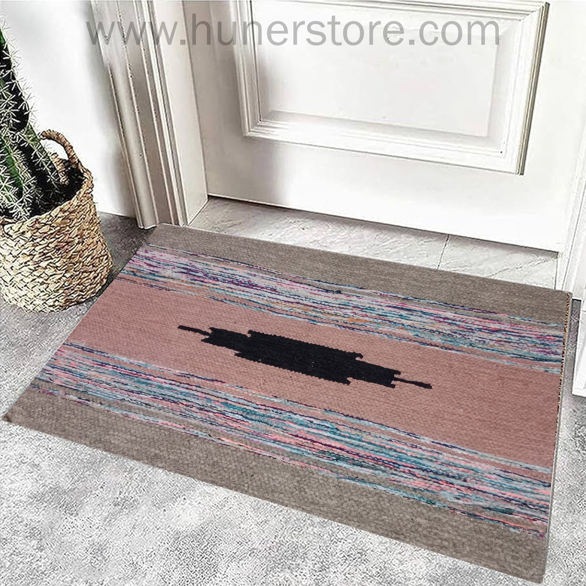 Kilim FootMats 2.5Ft x 1.5Ft - Multicolor 22