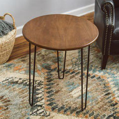 Coffee table with iron stands 16”