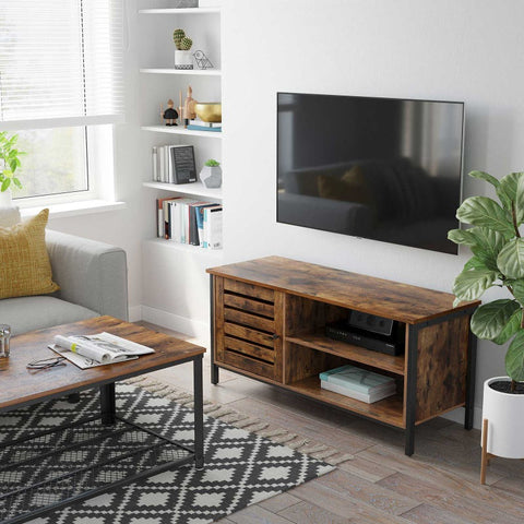 TV Rack with Cabinet