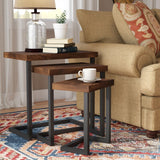 Nesting Solid Wood Tables ( Set of 3 )