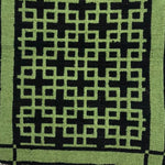 Geometric Hand-woven Woolen Rug - Double Seam - 2' x 3'