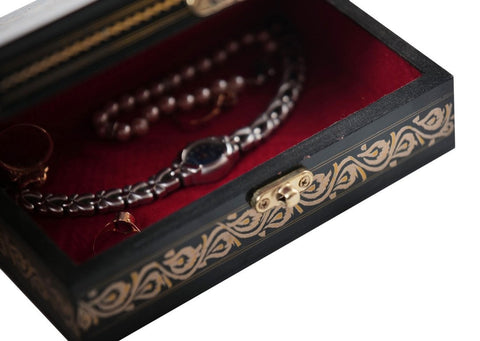 Wooden/Nakshi Jewelry Box ( Small )