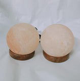 Globe Table Salt Lamp - Set of 2 small