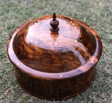 Wooden Hot Pot - 12" with steel platter