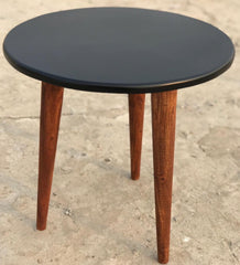 Round Top Wooden Coffee Table