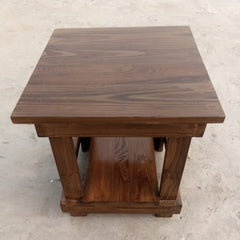 Walnut wooden coffee table