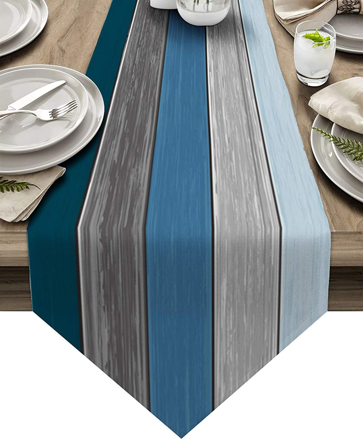 Blue Table Runner