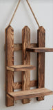 Wooden Hanging Key Holder Shelve
