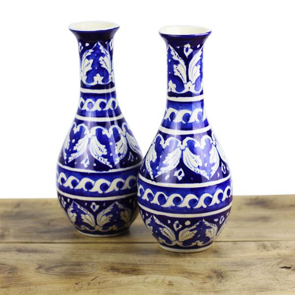 Blue & Wite Blue Pottery Vase